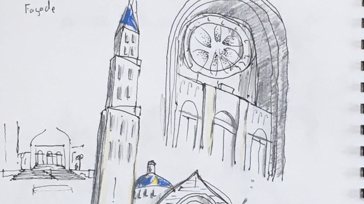 basilica sketch