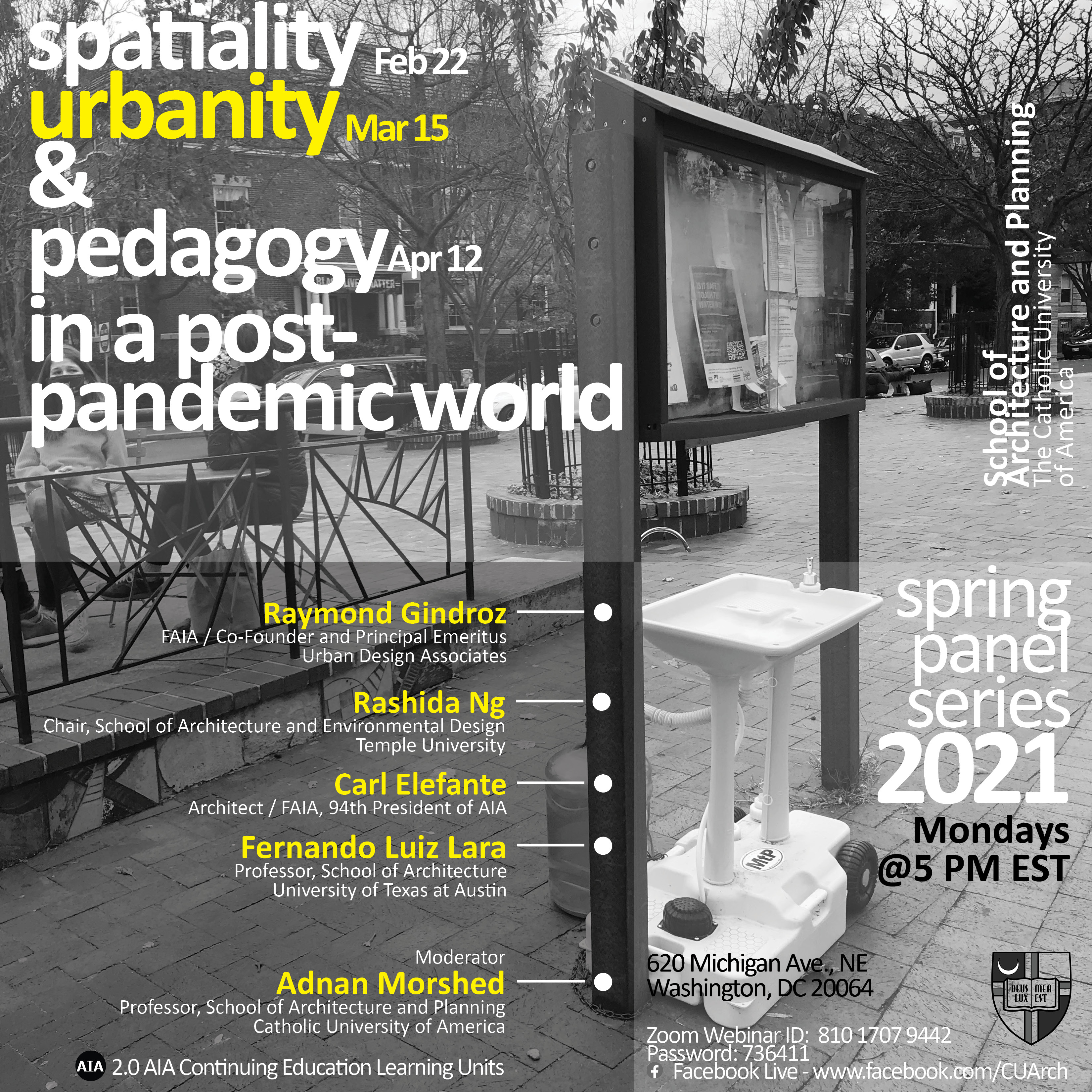 urbanity lecture series flyer