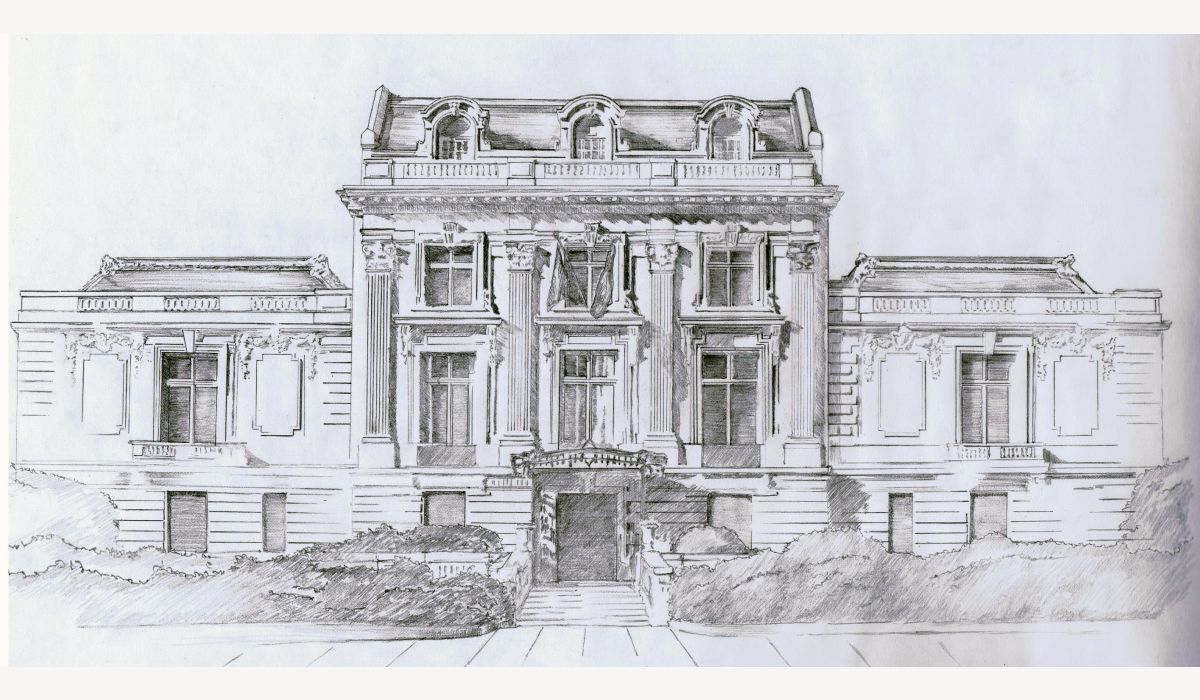 Cosmos Club pencil exterior perspective 