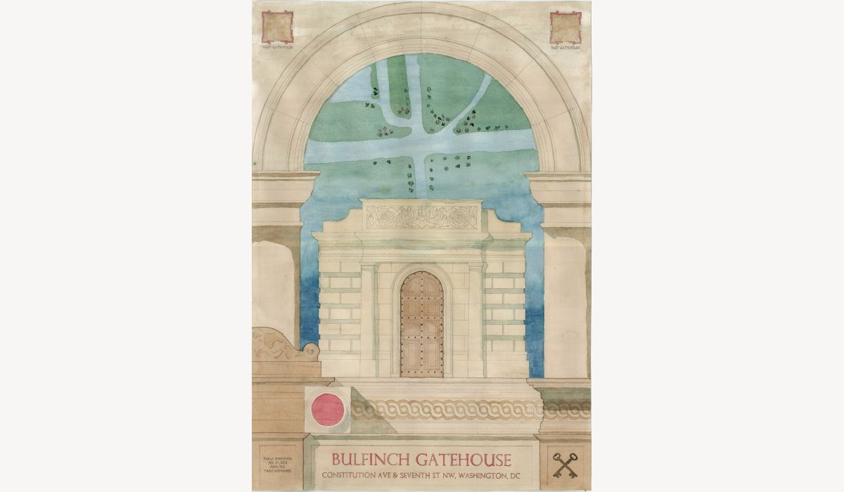 Bulfinch Gatehouse - Water Color Analytique 