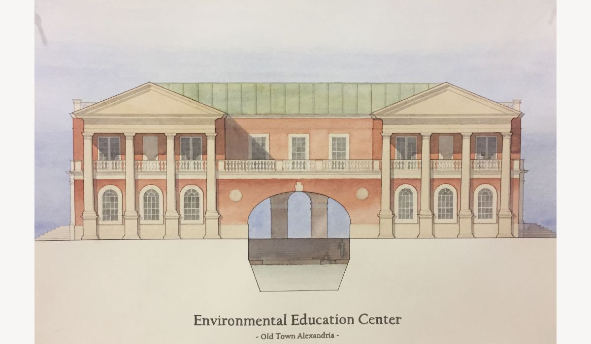 Environmental Education Center, Alexandria, Virginia - front facade
