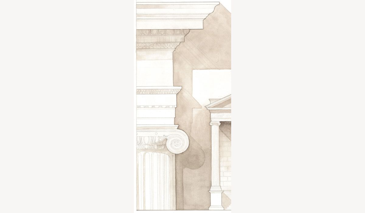 Drawing of a column 