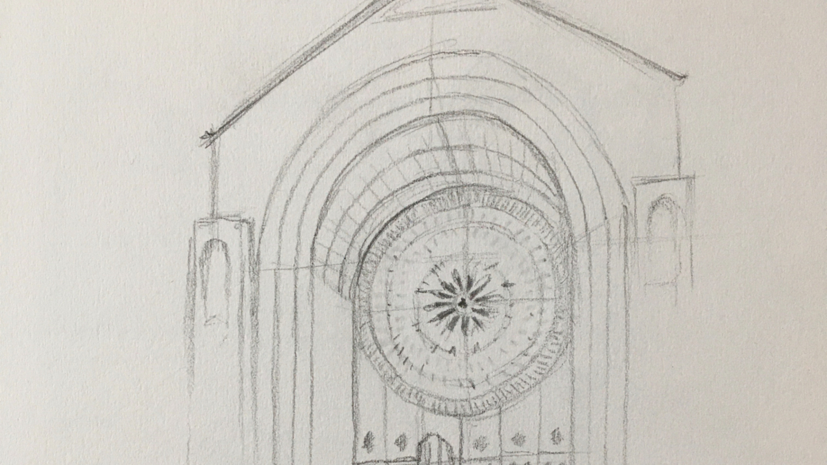 basilica sketch